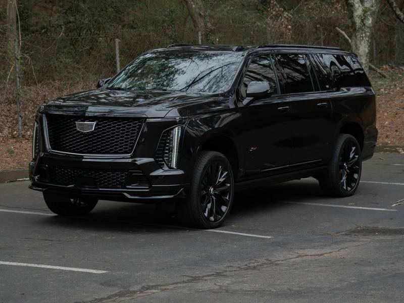 Black full-size luxury SUV